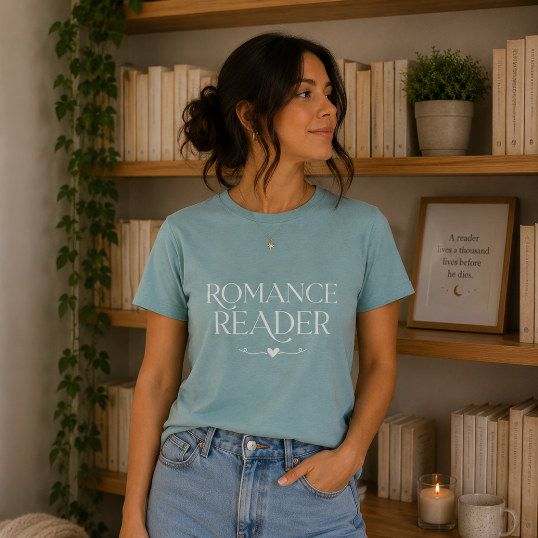 Playera 'Romance Reader'