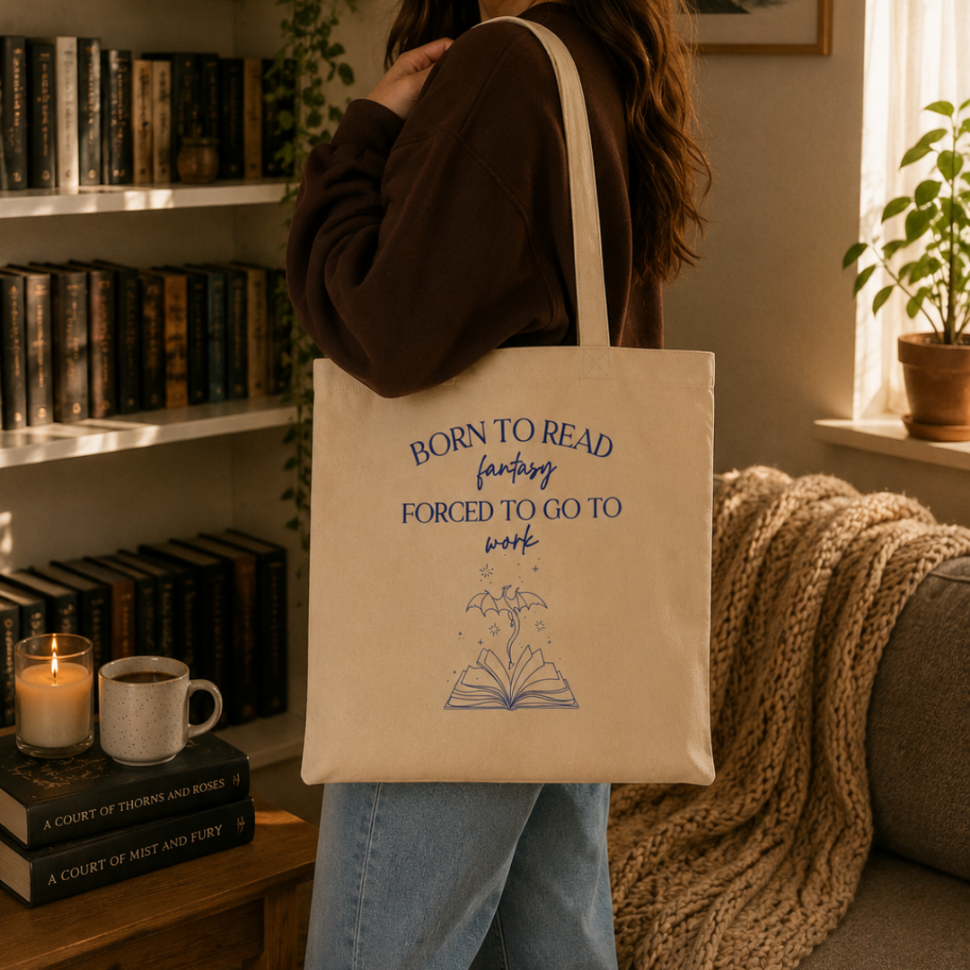 Tote Bag 'Born to Read Fantasy'